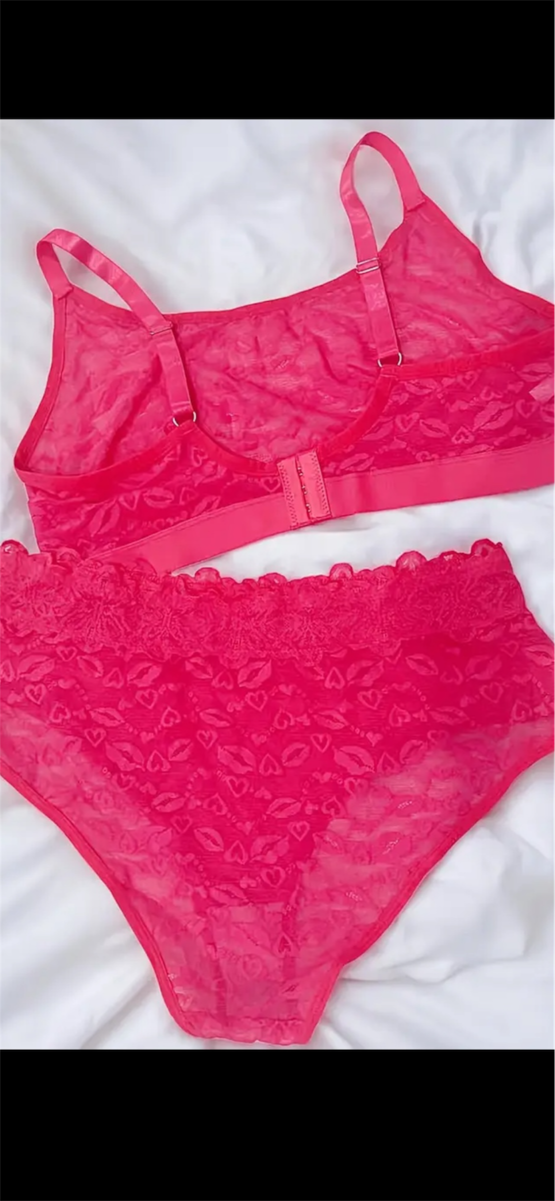 Nėriniuotas komplektas „Saldus prisilietimas“ – 4XL dydis