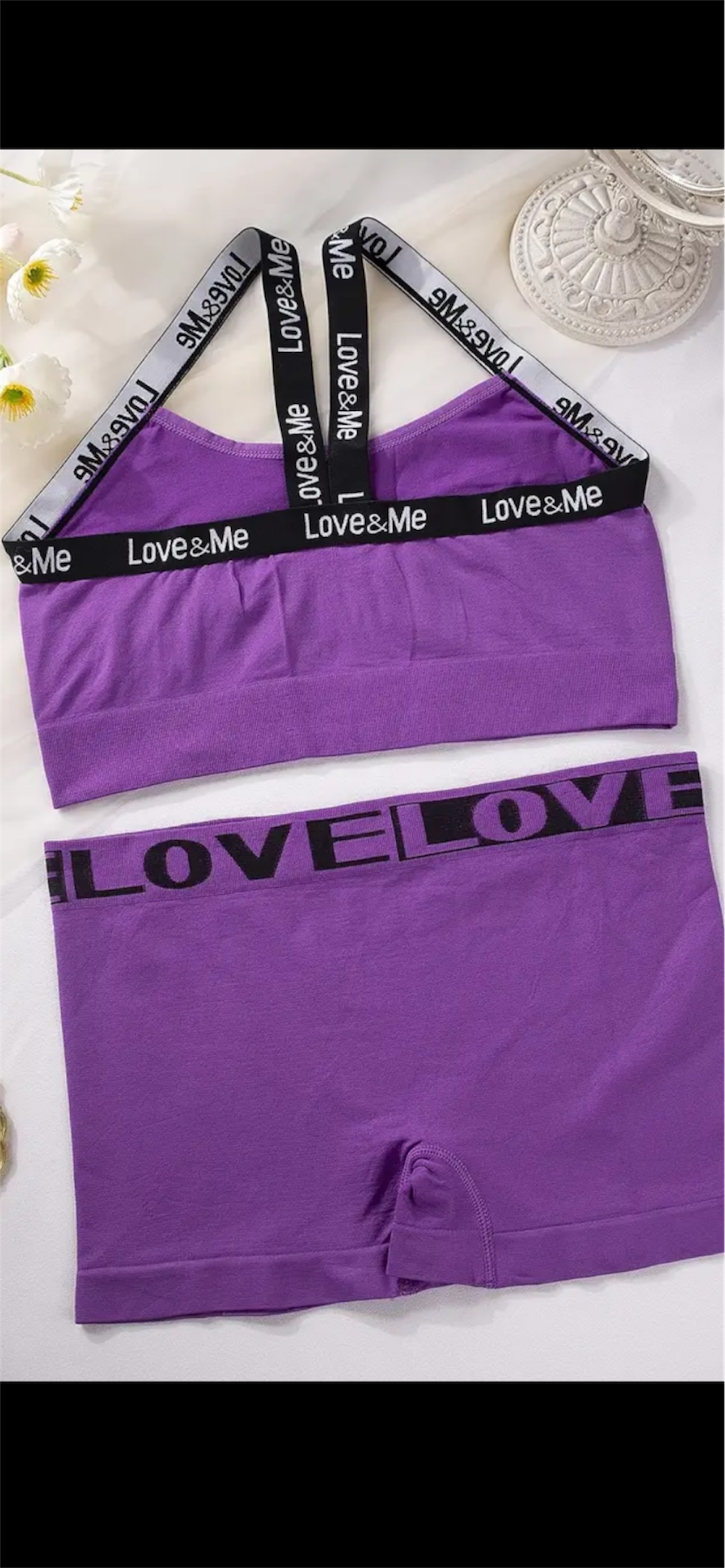 „LOVE“ tamprus sportinio stiliaus komplektas – 2XL dydis